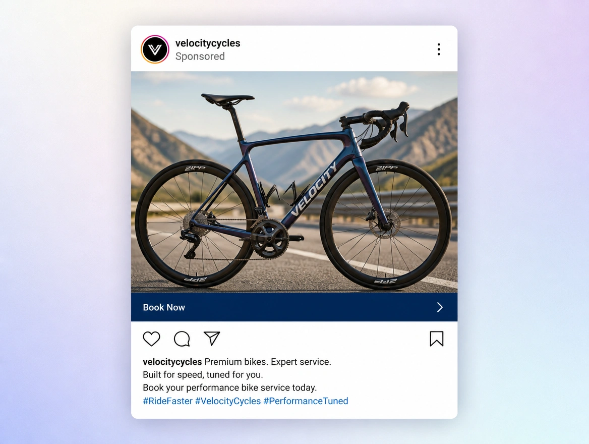 Website mockup showing ads across both apps