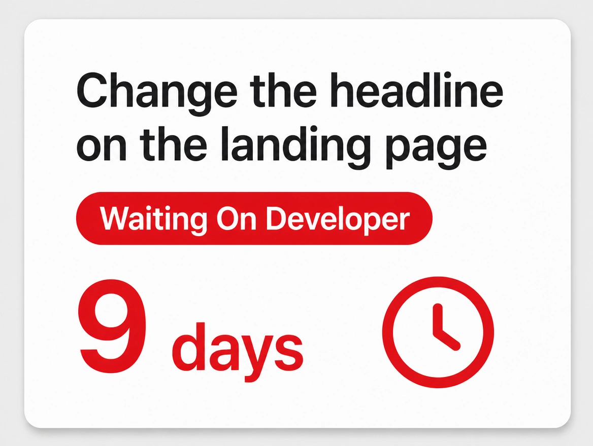 A page editor locked behind developer-only code