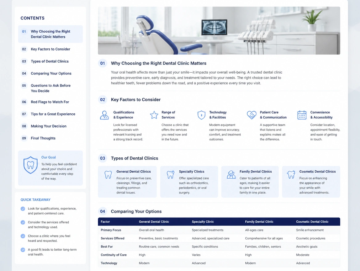 Website mockup showing content