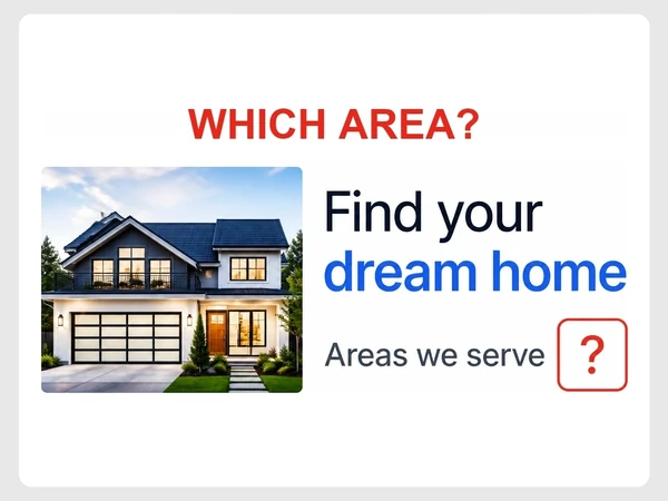 Harbourline Realty homepage says Find your dream home but leaves Areas we serve unanswered.