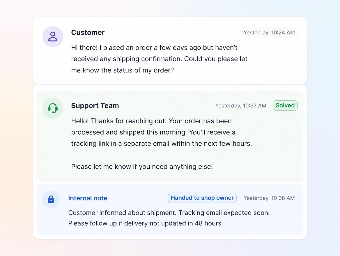 Website mockup showing someone on the messages