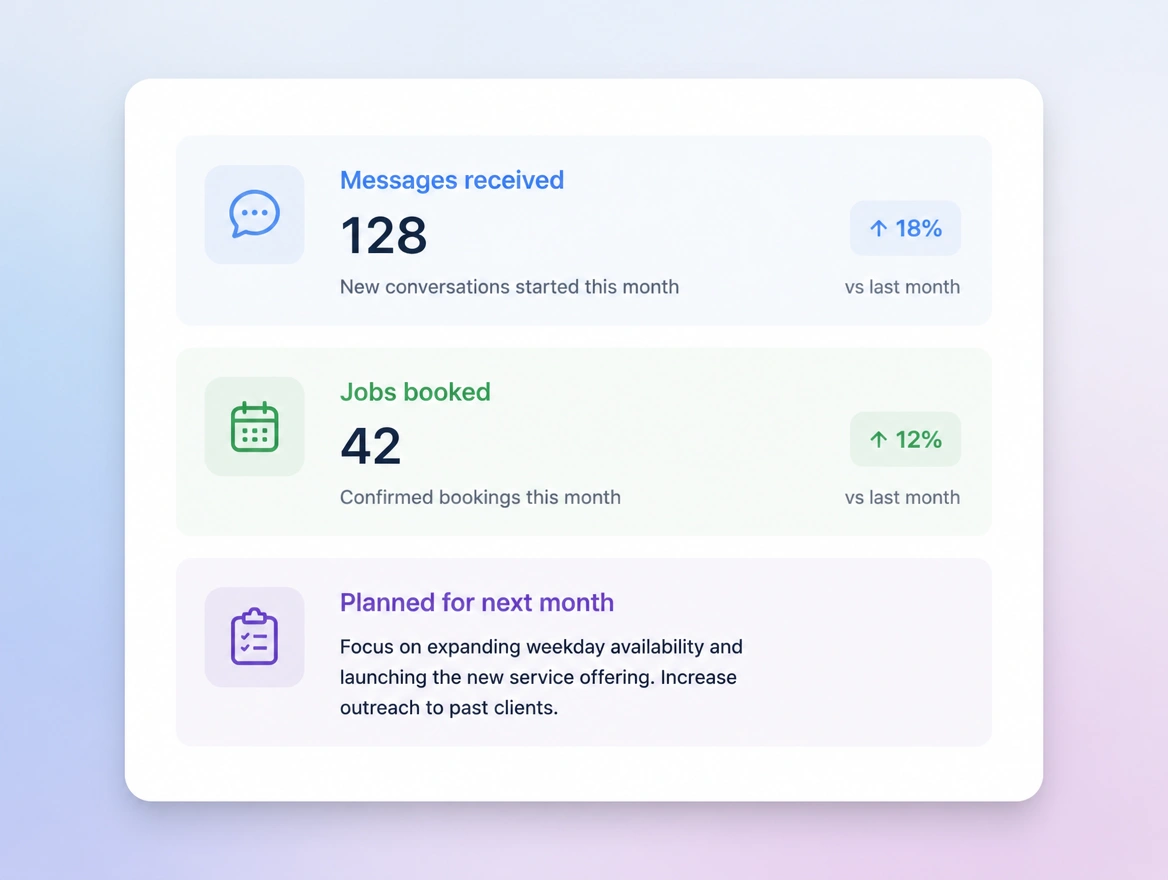 Website mockup showing one page of numbers