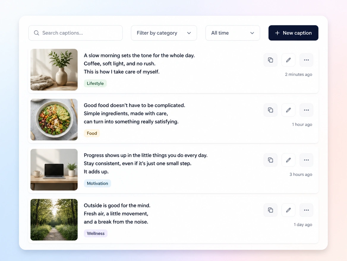 Website mockup showing words that sound like you