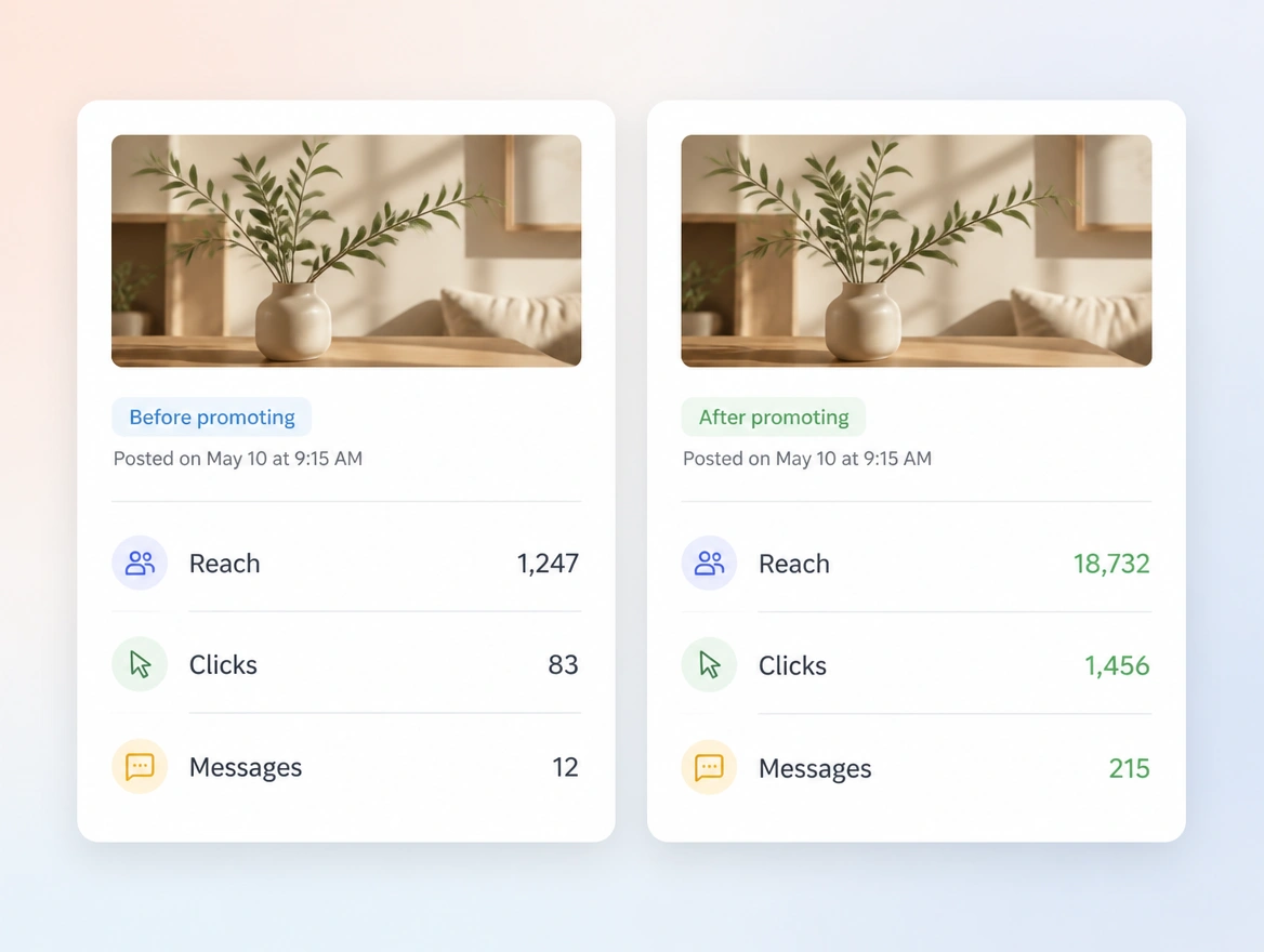 Website mockup showing backing the best post