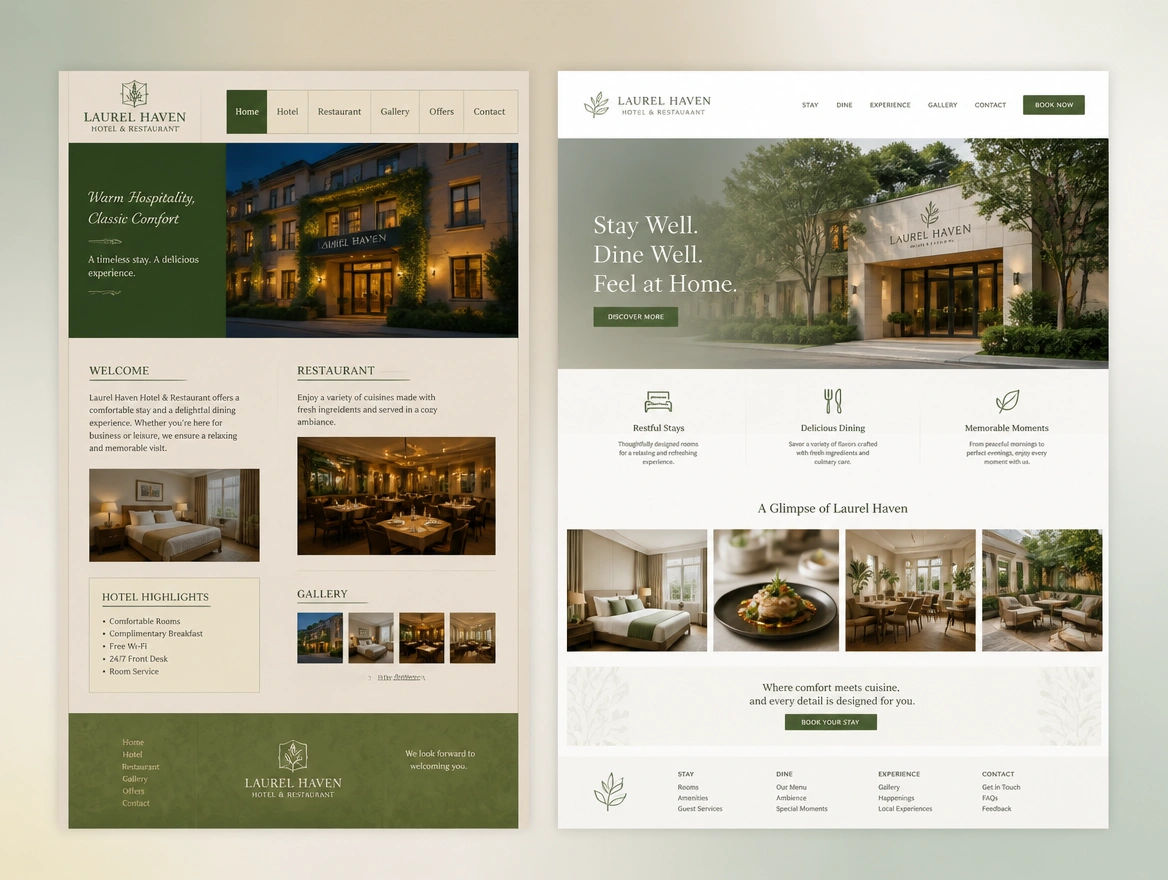 Website mockup showing platform move