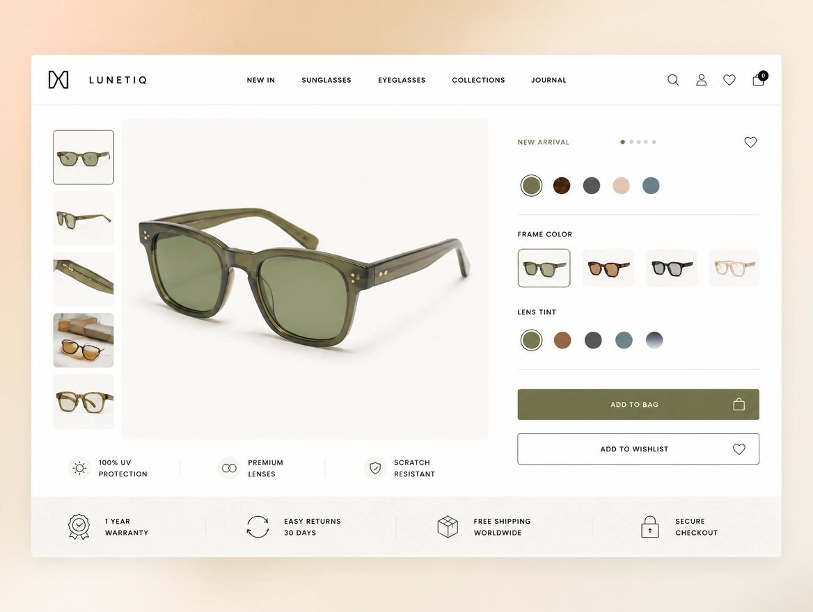 Website mockup showing store rebuild