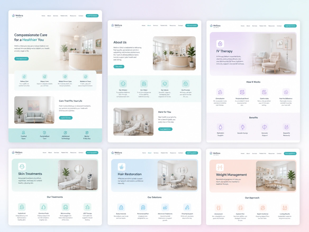 Website mockup showing rebuilt from the ground up